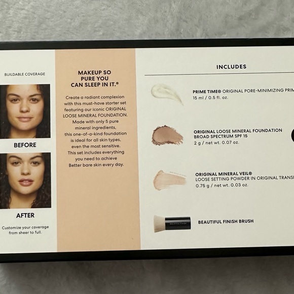 BareMinerals The Original Get Started Kit 4 Piece Mineral Makeup Set brand new - Picture 2 of 12